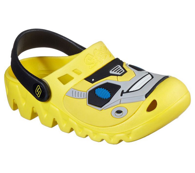 Skechers Pojkar Gula/Svarta Sandaler - Cali Gear: Zaggle - Heat Swell - Sverige (NOVPL-8251)